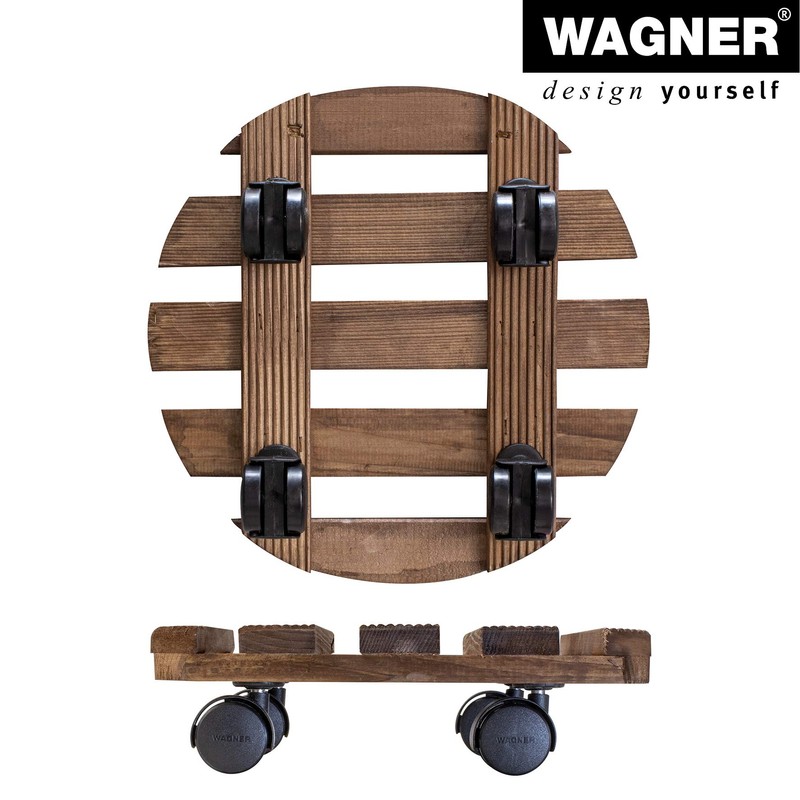 Wagner Palisande Country 20018301 Multi-Purpose Trolley Round