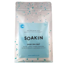 Soakin Dead Sea Bath Salt 1KG - Soothe, Soften, Hydrate & Exfoliate Dry or Itchy Skin.