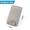 JNNJ Car Multifunctional Storage Bag for Sunglasses, Card Holder, Adjustable