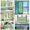Stained Glass Window Film，Spring Window Clings,Rainbow Privacy Window Film One