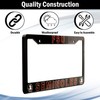 EliteAuto3K Florida State Seminoles License Plate Frame Cover – Black