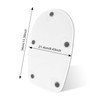 Vesaneae Acrylic Kitchen Mixer Mat, Convenient Sliding Tray, Compatible with