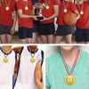 VIVIIHOO Children's Birthday Medals - Set of 6 Plastic Gold