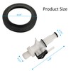 Upgraded 13168 RV Toilet Water Valve Kit for Aqua Magic