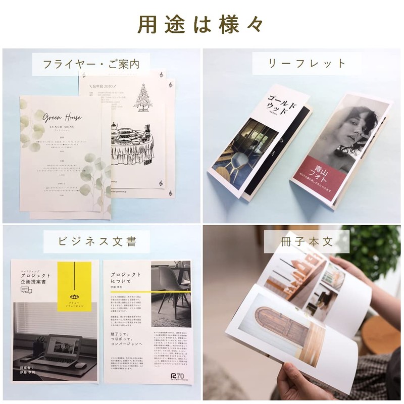 Paper Entrance 55094 High Quality Paper A4 Recycled Copy Paper,