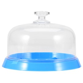 Watch Dust Cover, 6 Slots Watch Movement Accessory Dust Cover Plastic Tray Repair Tool Portable Watch Movement Holder for Watchmaker Watch Repairing Accessory