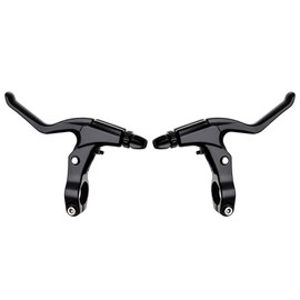 Clarks Cycle Systems CLK-24 Three Finger Alloy V-Brake Levers, Black, Pair