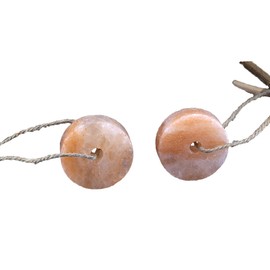 TXDIWWZ 2Pcs Himalayan Animals Lick Salt Mineral Salt Block Organic Pink Salt Natural Salt Brick with Rope for Cats, Dogs, Rabbits and Animals