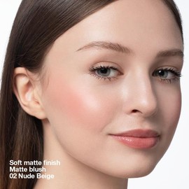 CAKAILA Rubor Para Mejillas, Paleta De Rubor Mate En Polvo Rosa Melocotón Para Mujeres Mayores. Ligero, Suave, Difuminable, Resistente A La Decoloración Y A Las Transferencias, Acabado Mate Natural