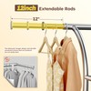 Raybee 78" W Clothes Rack Loads 441 LBS, Clothing Racks