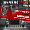 HECASA LED Fog Lights Pair Compatible with 2003-2017 Volvo VNL/VN