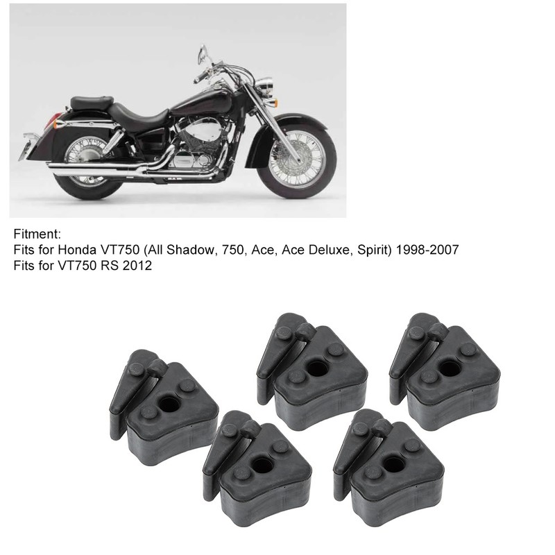 5pcs Rear Wheel Rubber Shock Damper Kit 06410-MBA-000 Fits for