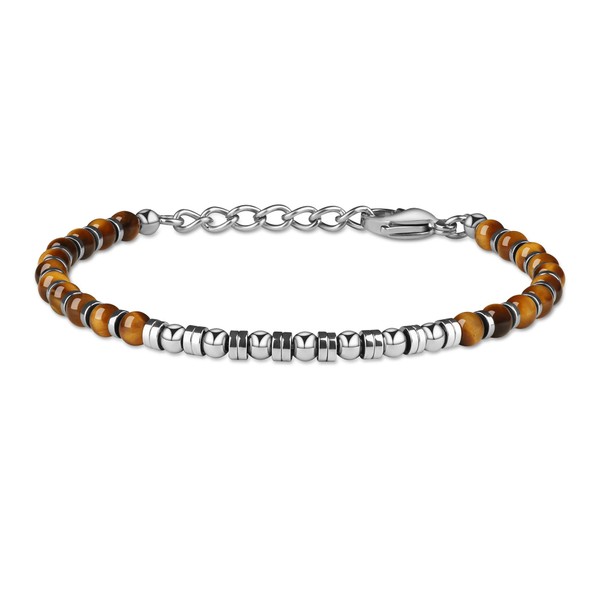 GAVU Hematite Bracelet for Men, Men’s Tiger Eye Bracelet, Natural