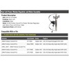 Rear Left Driver Side Power Window Regulator with Motor -