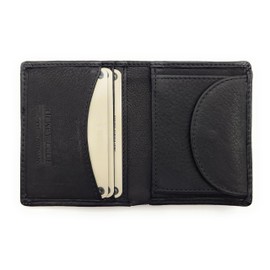 Lemasi Mini Nappa Leather Wallet with RFID Protection - Compact, Genuine Leather, 5 Card Slots, Coin Pocket with Chip Compartment, Slim Men's & Women's Wallet