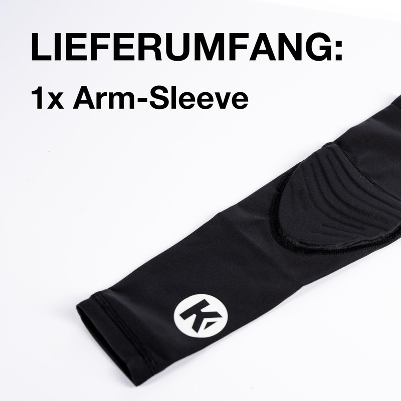 Kempa Arm-Sleeve - Tutore per Braccio Imbottito con Protezione per