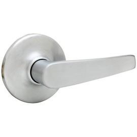 Weiser Kim Satin Chrome Door Handle, Reversible Passage Lever, Interior Door Handles for Hall and Closet Door, Non-Locking Hall/Closet Door Handles, Transitional Home Décor