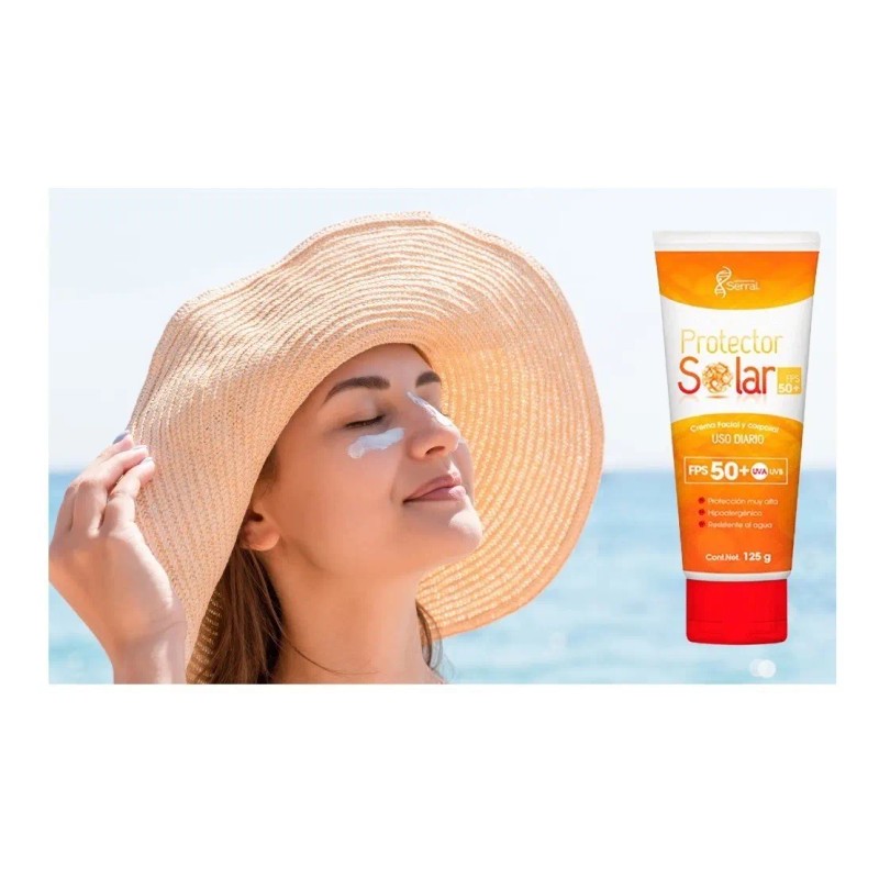 Protector Solar Facial Corporal Fps Uva Uvb Serral 125g