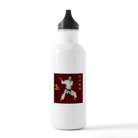 CafePress 1964 Ryukyu Islands Naihanchi Stance Postage Stamp 1.0L (34 oz) Stainless Steel Water Bottle