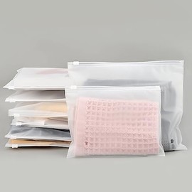Bolsas de plástico con cierre para ropa, 25 piezas, bolsas de plástico para empaquetar camisetas, trajes de baño, bikini, traje de baño, 3 mil, 9.8 x 7.8 pulgadas con agujeros de ventilación