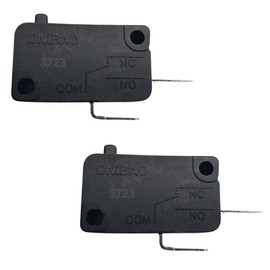 00606695 Microwave Door Switch Compatible with Top Brands Replaces with 12071303, 1386420, 253820, 4583655, AP6230615 (2-Pack)