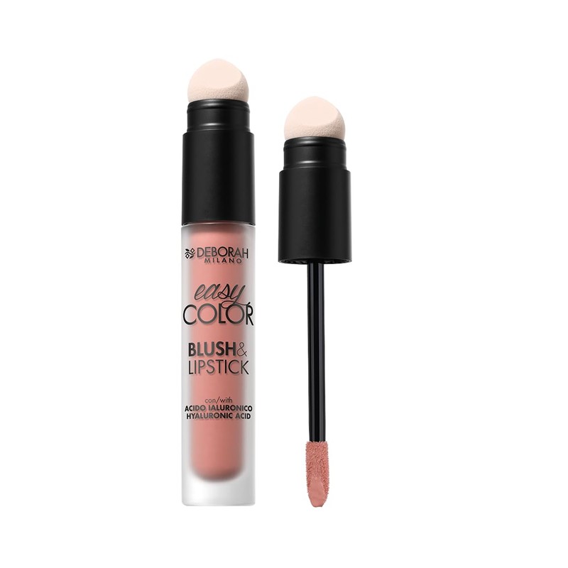 Deborah Milano Rouge & Lipstick Easy Color, 04 Peach Dreams,