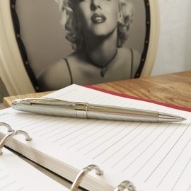 LACHIEVA LUX Metal Luxury Ballpoint Pen for Man and Woman with Nice Gift Box Pack (Chrome)