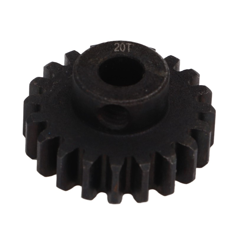 20T 22mm Diameter RC Motor Gear Steel Rust Protection Black