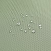 VivaNest Sage Green Waterproof Textured Cloth Fabric Shower Curtain with