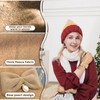 Feelorna Winter Warm Gloves, Fleece Lined Gloves for WomenTouch Screen
