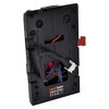 HEDBOX Unix-URSA V Mount Battery Adapter Power Plate, with 3X