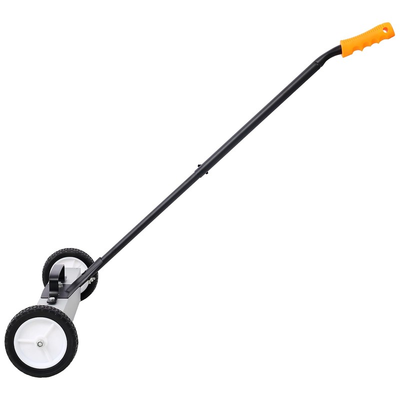 Donext Rolling Magnetic Sweeper, Heavy Duty Push-Type with Release, 30lbs