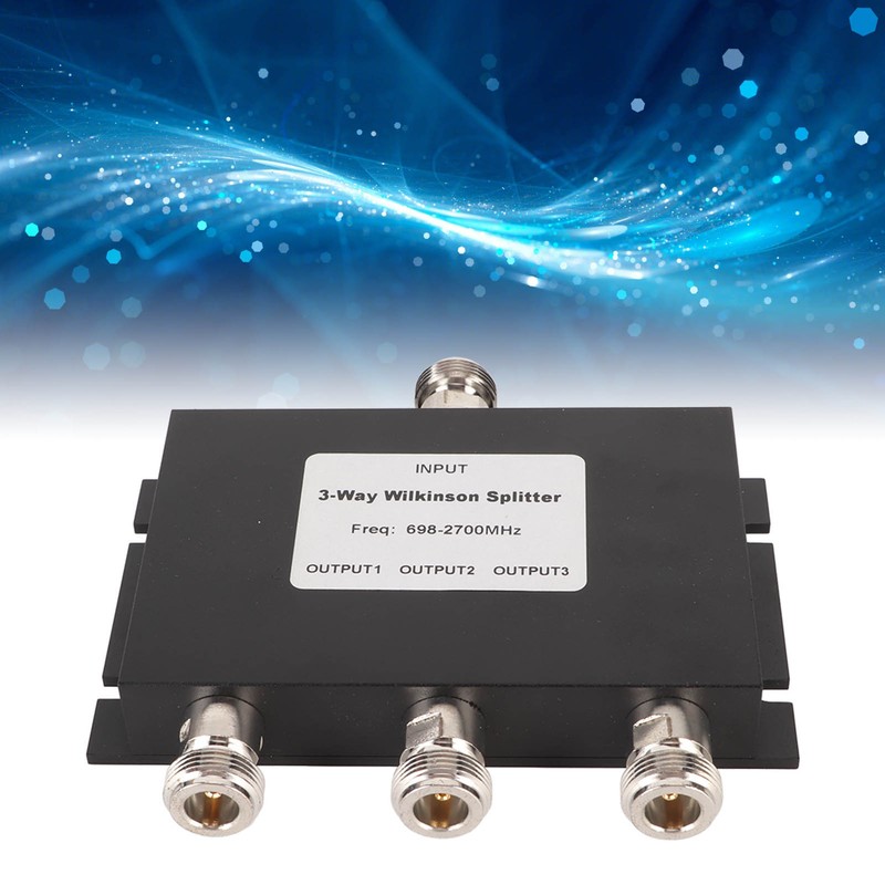 3 Way TV Signal Splitter Professional 698‑2700MHz 3 Way Power