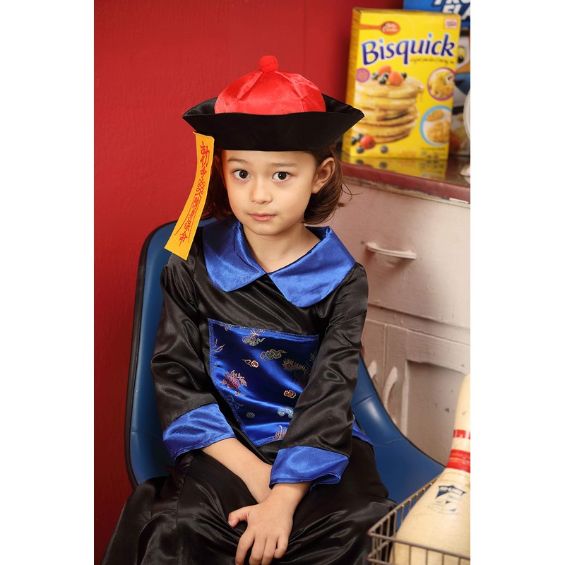 Party City Kids Cosplay Kyonshi, Black, Blue, 39.4 inches (100