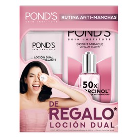 Ponds Pack con Sérum Facial 30ml y Loción Dual 200 ml Bright Miracle                                                                                  