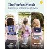 GoldBug Toddler Safety Harness and Bungee Tether - Patchwork Berry