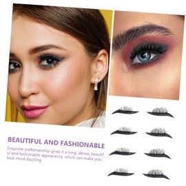 minkissy Glitter Black Eyeliner Stickers Eyeliner Decal for Women Eye Line Strip for Night Clubs Parties