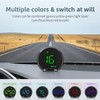 GPS HUD Speed Direction Driving Distance Overspeed Alarm Multifunctional Universal