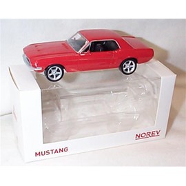 Norev F0RD Mustang 1968 in Red vehicle 1:43 scale diecast model