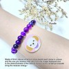 SODLYUE Dog Mom Gifts for Women, Amethyst Dog Mom Bracelets,