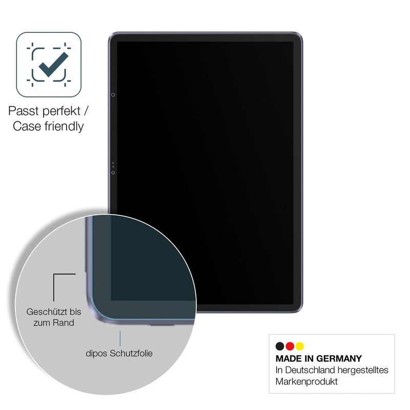 dipos I 2x Screen Protector 9H Matte Compatible with XP-Pen