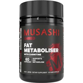 Musashi Fat Metaboliser with Carnitine Cap X 60