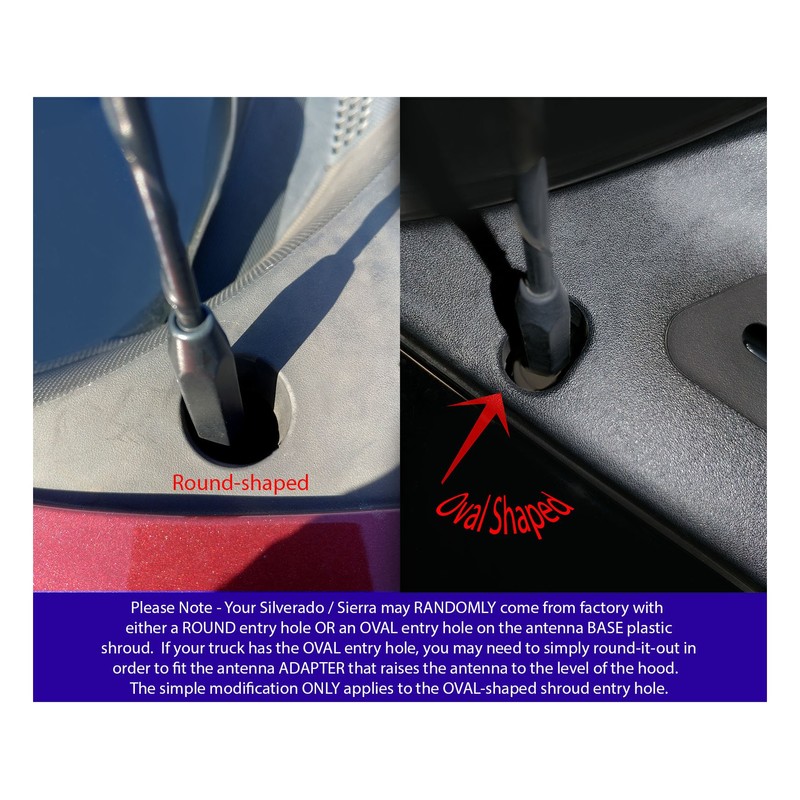 VMS RACING RED MOAB ANTENNA in Heavy Gauge CNC Machined