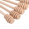 50Pcs/set Household Wooden Jam Honey Dipper Jar Dispensing Collecting Stirring