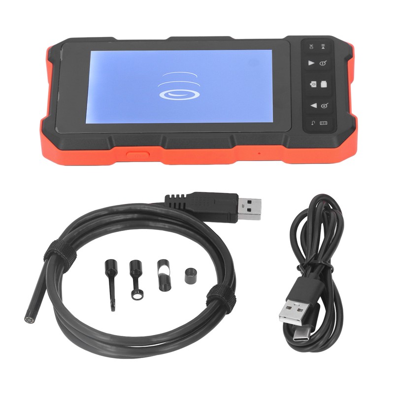 Industrial Borescope 4.5 Inch IPS HD Screen Digital Endoscope 5.5mm