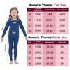 PISIQI - Juego de ropa interior térmica para niñas, ultra