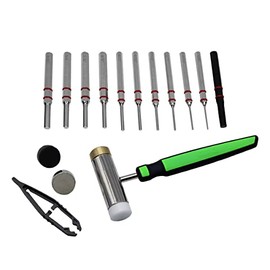 Grip Gunsmithing Hammer & Punch Set - Interchangeable Hammer, Pin Punches, Alignment Tool