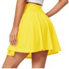 Afibi Women's Casual Basic Versatile Flared Pleated Mini Skater Skirt
