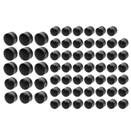 Unbranded Black Cut Engine Topper Bolt Cap For Harley Heritage Softail Fat Boy Night Train