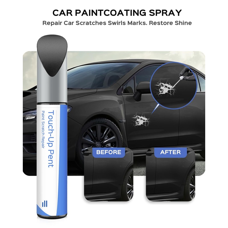 PARTS4EV M3/P8Y Magnetite Gray Metallic Touch Up Paint Compatible with